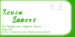 kevin eppert business card